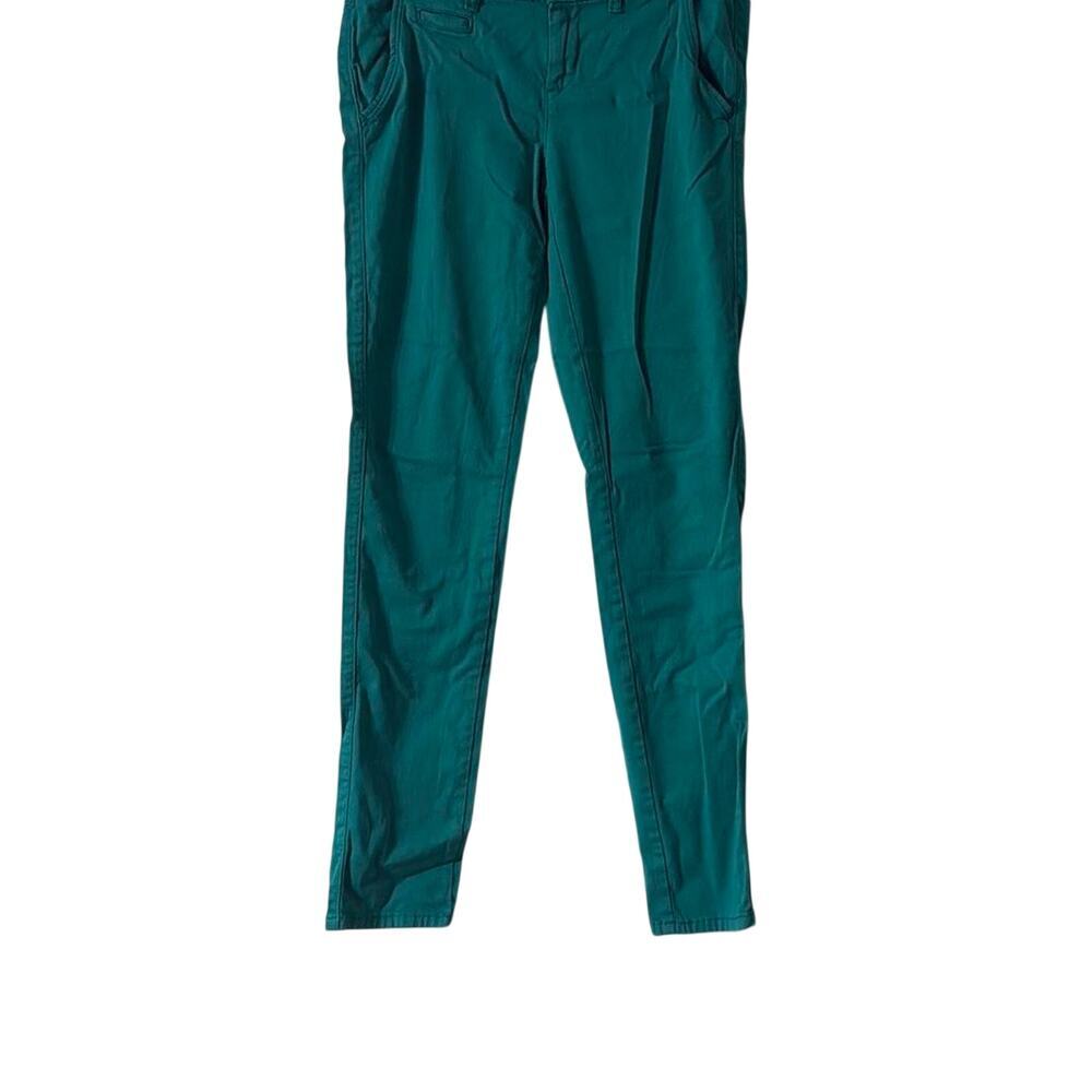 Aeropostale Teal green stretchy‎ skinny pants Size 4